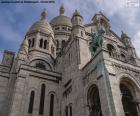 Η Βασιλική του στην ιερή καρδιά του Παρισιού, είναι ένα σημαντικό θρησκευτικό ναός βρίσκεται στο λόφο της Μονμάρτρης, Παρίσι, Γαλλία